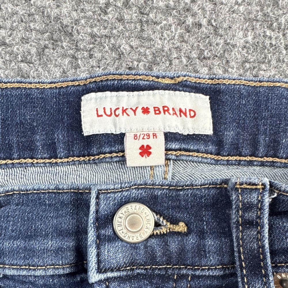 Lucky Brand Women's Size 8 / 29 R Medium Wash Denim Jeans Regular Inseam - Picture 5 of 8